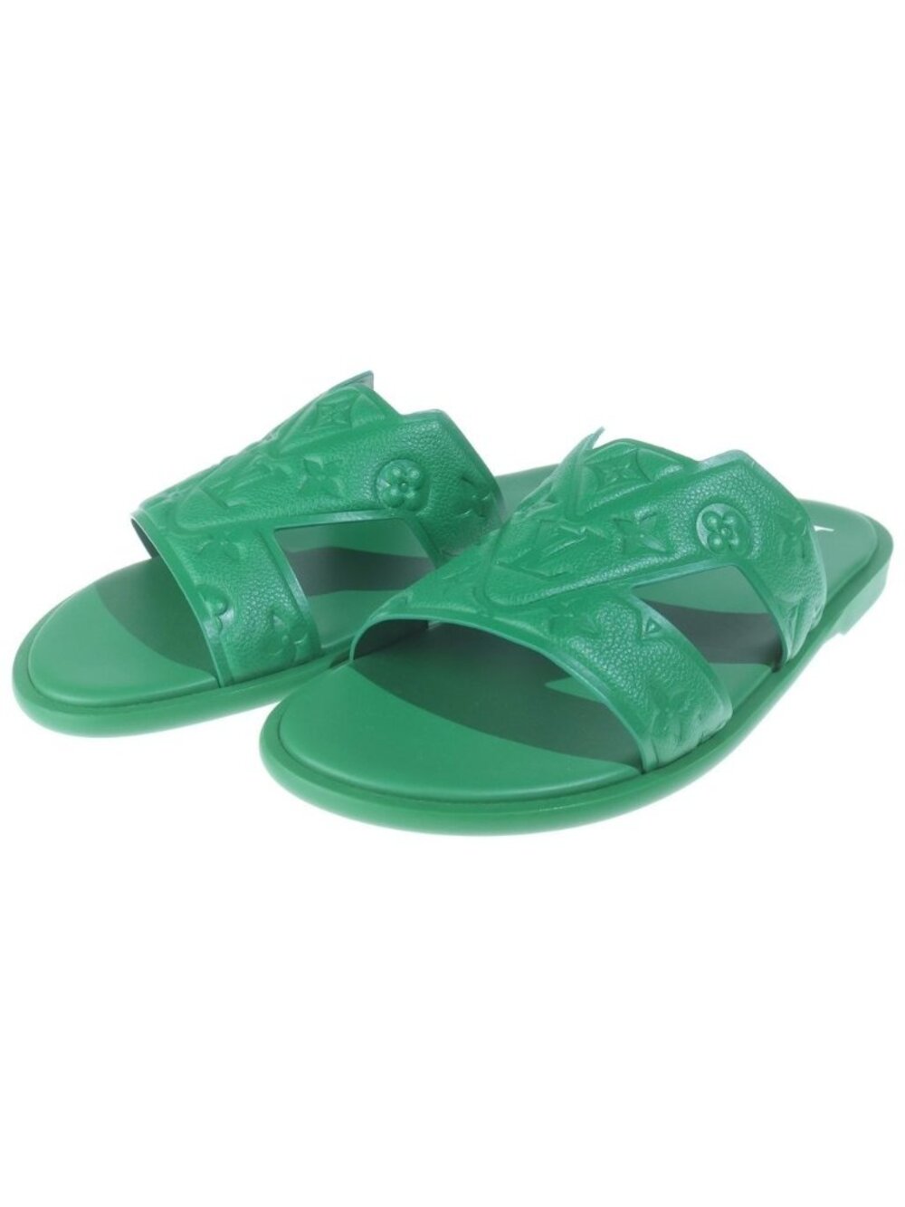 Louis Vuitton LV Oasis Line Mules Monogram Sandals Green